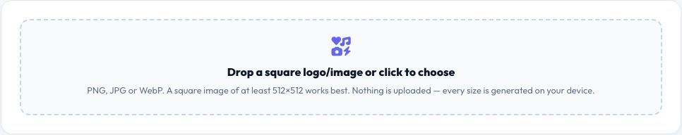 Screenshot of the free Website Favicon Maker tool on AZRS QuickFix
