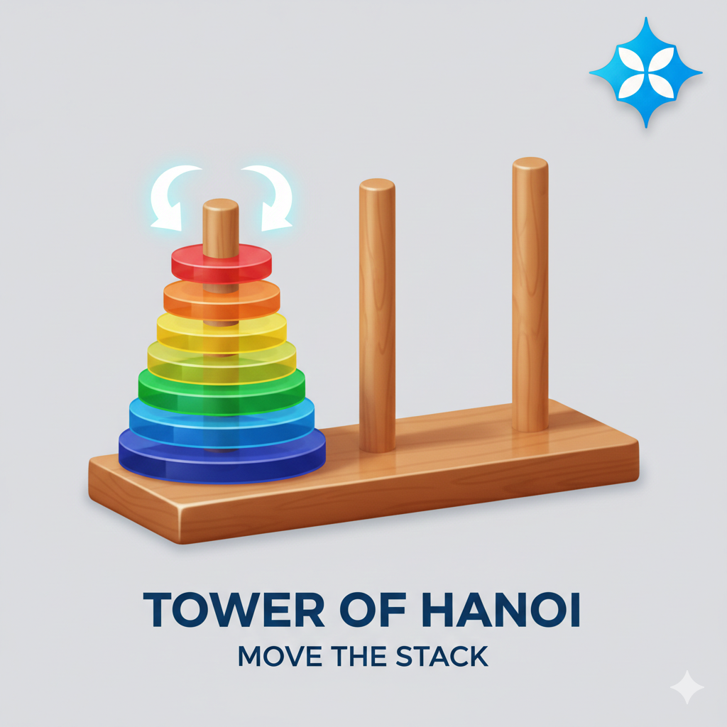 Play Tower of Hanoi free